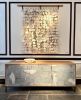 Abstract in White Credenza by Morgan Clayhall – Mixed Media | Storage by Morgan Clayhall Inc