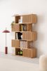 MOLL – Solid Oak Wood Bookshelf - Versatile and Multi-functi | Book Case in Storage by Mo Woodwork. Item composed of oak wood in minimalism or mid century modern style