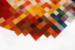 Art rug Collection Islands Golden Island | Small Rug in Rugs by PANOPTIKUM COLLECTIONS. Item made of wool