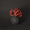 Modern Sculpture, "Wild Ones 48", Ceramic Sculpture 9" | Sculptures by Anne Lindsay. Item composed of ceramic compatible with contemporary and modern style