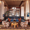 Lloyd Barstool by Crump and Kwash | Bar Stool in Chairs by Crump & Kwash | Austin Proper Hotel in Austin. Item composed of wood and fabric