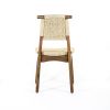Rian Bullhorn Chair, Hardwood, Woven Danish Cord | Dining Chair in Chairs by Semigood Design. Item made of wood & synthetic