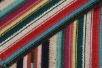 1950s Vintage chaput Kilim style in Multicolor Stripe | Area Rug in Rugs by Rug and Kilim