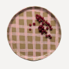 Pink Gingham Serving Platter | Serveware by Rosie Gore. Item composed of ceramic
