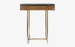 Hidden Marble & Wooden Sideboard with Drawer | Storage by LAGU. Item composed of oak wood and metal