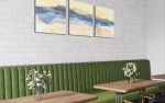 Beckoning Basin (triptych) | Oil And Acrylic Painting in Paintings by Jan Sullivan Fowler | B. David Levine in Los Angeles. Item made of paper with synthetic