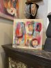 Mid century modern art | Oil And Acrylic Painting in Paintings by Niki J Sands. Item made of wood with canvas