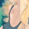 Slowing Down | 18 x 18 | Oil And Acrylic Painting in Paintings by Ella Friberg. Item composed of wood compatible with contemporary and modern style