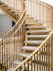 Continuous Bronze Curved Stair | Architecture by Amuneal | New York in New York. Item composed of steel