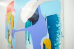 Chatting with the Mirror | Oil And Acrylic Painting in Paintings by Claire Desjardins. Item made of canvas with synthetic
