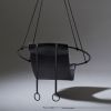 Studio Stirling - Favorite Black Sling Chair | Swing Chair in Chairs by Studio Stirling. Item made of steel & leather