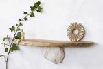console table | Tables by VANDENHEEDE FURNITURE-ART-DESIGN. Item composed of wood and stone in boho or japandi style