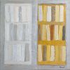 Amarillo | Oil And Acrylic Painting in Paintings by Sophie DUMONT.. Item composed of canvas in minimalism or contemporary style