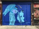 WingBearer Mural | Street Murals by C. FInley | The Quality Mending Co. in New York. Item made of synthetic
