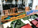 Epoxy Dining Table, Epoxy Resin Table, Epoxy Wood Table | Tables by Innovative Home Decors. Item composed of wood compatible with country & farmhouse and art deco style