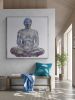 le scribb acrroupi tribute to the louvre museum | Wall Sculpture in Wall Hangings by Virginie SCHROEDER. Item made of canvas works with minimalism & contemporary style