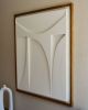 No. 103 Japandi Plaster Wall Relief - Scandinavian Decor | Wall Sculpture in Wall Hangings by Joseph A