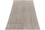 Modern Kilim Striped Beige Gray and Green Transitional | Area Rug in Rugs by Rug and Kilim