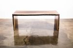 Exotic Wood Live-Edge Waterfall Coffee Table from Costantini | Tables by Costantini Design. Item made of wood