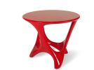 Amorph Alamos Central Table Red Lacquered | Coffee Table in Tables by Amorph. Item made of marble