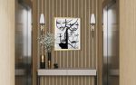 Post Op - Black and White Abstract Faces - Giclee Print | Prints in Paintings by Amy Straley. Item composed of paper in minimalism or mid century modern style