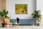 Duke L'Orange - Vibrant Giclée Print | Prints in Paintings by Michelle Keib Art. Item made of paper