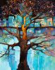 Arborescent, Print on Metal | Prints in Paintings by Tina Alberni, Artist at Color by Design Studio | 700 N Tryon St in Charlotte. Item composed of metal in contemporary style