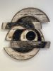 Round and Around | Mixed Media by Justin Squier. Item composed of wood in boho or mid century modern style