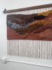 Woven Wall Hanging "Sunset in Sedona" | Tapestry in Wall Hangings by MossHound Designs | The Brent Lofts in Pensacola. Item made of oak wood with cotton works with mid century modern & japandi style