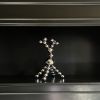 Deer Stainless Steel Original Sculpture Minimalistic Animal | Sculptures by IRENA TONE. Item composed of steel in minimalism or art deco style