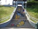 Butterfly stairs | Public Art by Anat Ronen