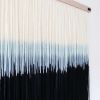 Textured Blue Artwork | Mixed Media by CER Dye Design. Item composed of wool in boho or coastal style