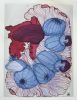 Crone - Original Ink Painting | Drawing in Paintings by Kelly Watson. Item made of paper works with contemporary style