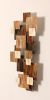 "Topaz" TTS Glass and Metal Wall Sculpture | Wall Hangings by Karo Studios. Item composed of metal and glass