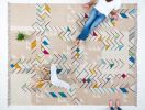 Johanna Boccardo - tHiNg1 & 2 - Down is up is sideways | Area Rug in Rugs by Odabashian (official). Item composed of wool & fiber