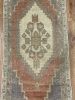 Hand-woven Turkish Rug Doormat| 1.5 x 3.7 | Small Rug in Rugs by Wool and Rug. Item made of wool compatible with boho and contemporary style