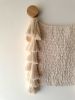 Handwoven Tapestry ILANA | Wall Hangings by Ana Salazar Atelier. Item made of oak wood & cotton compatible with boho and country & farmhouse style