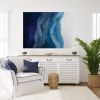 Private Collection:  Nordic Voyage Original Resin Painting | Mixed Media in Paintings by MELISSA RENEE fieryfordeepblue  Art & Design
