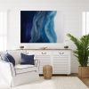 Private Collection:  Nordic Voyage Original Resin Painting | Oil And Acrylic Painting in Paintings by MELISSA RENEE fieryfordeepblue  Art & Design. Item composed of wood & synthetic compatible with contemporary and coastal style