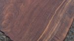 Wavy Walnut | Desk in Tables by Simon Silver Designs. Item composed of walnut & steel compatible with minimalism and mid century modern style