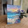 "Mystical Sunset" oil painting | Oil And Acrylic Painting in Paintings by OXYPOINT. Item made of canvas compatible with minimalism and contemporary style