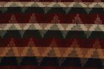 Antique Tribal Kilim rug in Green and Red Stripes | Area Rug in Rugs by Rug and Kilim