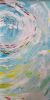 Life is a spiral (2025) | Oil And Acrylic Painting in Paintings by Elena Parau. Item composed of wood and paper in contemporary or country & farmhouse style