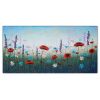 Summer Evening original floral painting on canvas | Oil And Acrylic Painting in Paintings by DaggArt. Item composed of canvas & synthetic