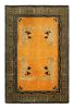 Rug & Kilim’s Chinese Art Deco Rug in Gold Open Field | Area Rug in Rugs by Rug and Kilim