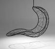 Recliner - Twig Pattern - Red Hanging Swing Seat | Chairs by Studio Stirling