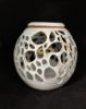 Cut Out Vessel with Lid and Pendant | Decorative Bowl in Decorative Objects by Feats Of Clay. Item made of ceramic compatible with contemporary and modern style