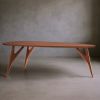 TED Medium Mahogany Dining Table – Solid Sapelli Wood | Tables by GREYGE. Item composed of wood in minimalism or contemporary style