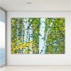 Birch Tree Wall Art | Wall Sculpture in Wall Hangings by Debby Neal Arts. Item made of canvas