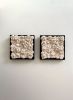 Woven wall art frame (Rock 004 & Rock 005) | Tapestry in Wall Hangings by Elle Collins. Item made of oak wood with cotton works with minimalism & mid century modern style